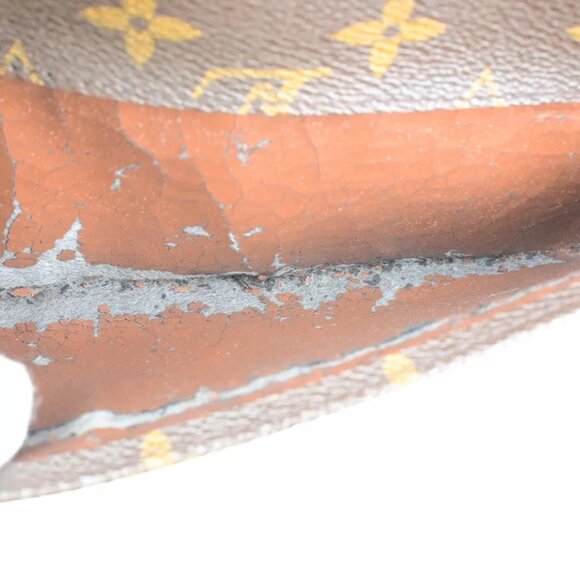 AUTHENTICITY GUARANTEED LOUIS VUITTON Orsay Clutch Hand Bag Monogram Leather - Picture 15 of 16